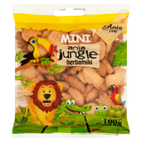 Ania Jungle Herbatniki Mini, bez dodatku cukru, 100 g - miniaturka zdjęcia produktu