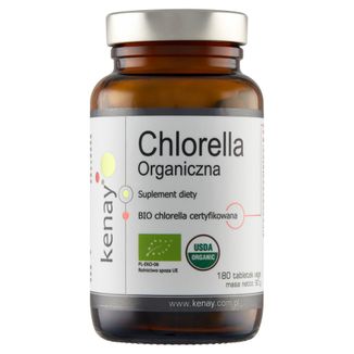 Kenay Chlorella Organiczna, 180 tabletek - zdjęcie produktu