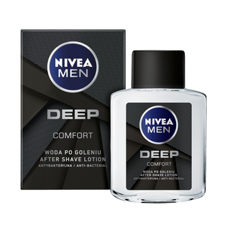 Nivea Men Deep, antybakteryjna woda po goleniu, 100 ml - zdjęcie produktu