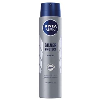 Nivea Men Silver Protect, antyperspirant w sprayu dla mężczyzn, 250 ml - zdjęcie produktu