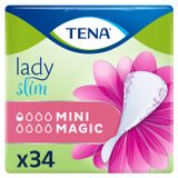 Tena Lady Slim, wkładki urologiczne, Mini Magic, 34 sztuki USZKODZONE OPAKOWANIE - miniaturka zdjęcia produktu