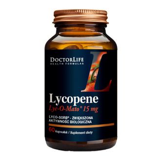 Doctor Life Lycopene Lyc-O-Mato 15 mg, likopen, 60 kapsułek - zdjęcie produktu