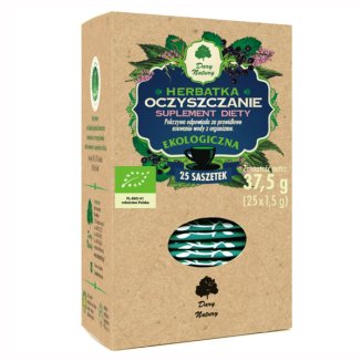 Dary Natury Oczyszczanie, herbatka ekologiczna, 1,5 g x 25 saszetek - zdjęcie produktu
