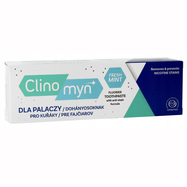 Clinomyn Clinomyn, pasta do zębów dla palaczy, Świeża Mięta, 75 ml