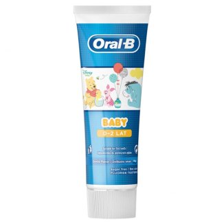 Oral-B Baby, pasta do zębów dla dzieci, 0-2 lata, Kubuś Puchatek, 75 ml - zdjęcie produktu
