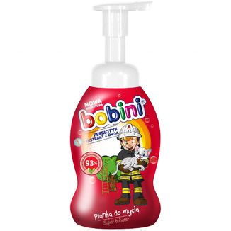 Bobini, pianka do mycia rączek, buzi i ciała, Super Bohater, 300 ml - zdjęcie produktu