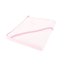 Bocioland, okrycie kąpielowe, 100 x 100 cm, bawełna 100%, ręcznik z kapturkiem, kolor różowy, 1 sztuka