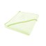 Bocioland, okrycie kąpielowe, 100 x 100 cm, bawełna 100%, ręcznik z kapturkiem, kolor zielony, 1 sztuka - miniaturka  zdjęcia produktu