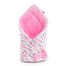 Bocioland, rożek niemowlęcy Minky, różowy, jamniki, 80 x 80 cm, USZKODZONE OPAKOWANIE - miniaturka  zdjęcia produktu