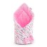 Bocioland, rożek niemowlęcy Minky, różowy, jamniki, 80 x 80 cm, - miniaturka  zdjęcia produktu
