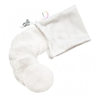 Soft Moon, wielorazowe płatki kosmetyczne 5 sztuk + woreczek do prania - zdjęcie produktu