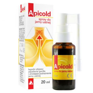 Apicold, spray do jamy ustnej, 20 ml - zdjęcie produktu