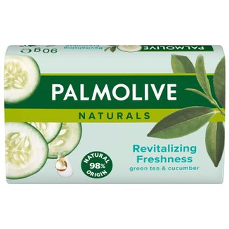 Palmolive Naturals, mydło w kostce, zielona herbata i ogórek, 90 g - zdjęcie produktu