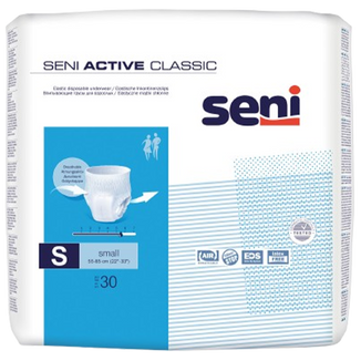 Majtki chłonne SENI ACTIVE, Classic Small, 30 sztuk - zdjęcie produktu