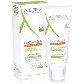 A-Derma Exomega Control, krem emolient, skóra sucha i skłonna do atopii, 200 ml - zdjęcie produktu