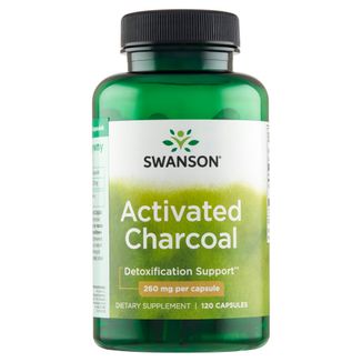 Swanson Activated Charcoal, 120 kapsułek - zdjęcie produktu