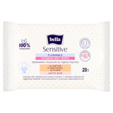 Bella Sensitive, chusteczki nawilżane do higieny intymnej, 20 sztuk - miniaturka zdjęcia produktu