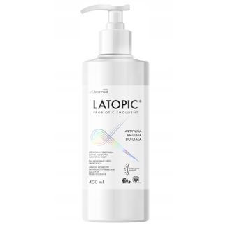 Lactopic Probiotic Emollient, aktywna emulsja do ciała, dla dorosłych, dzieci i niemowląt, 400 ml  - zdjęcie produktu