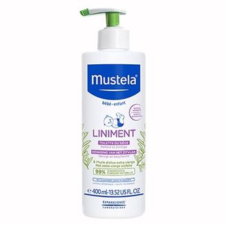 Mustela Bebe Enfant Liniment, emulsja oczyszczająca do okolicy pieluszkowej z pompką, 400 ml USZKODZONE OPAKOWANIE - zdjęcie produktu