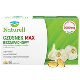 Naturell Czosnek Max bezzapachowy, 90 kapsułek Naturell Czosnek Max bezzapachowy, 90 kapsułek - miniaturka zdjęcia produktu
