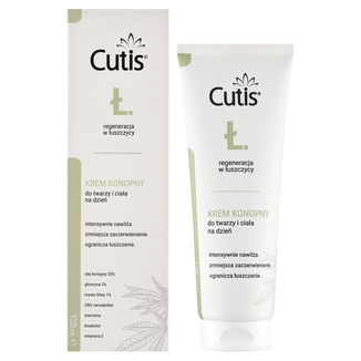 Cutis Ł-Łuszczyca, krem konopny 20% + CBD, 120 ml - zdjęcie produktu
