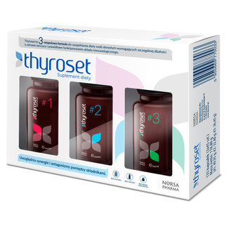 Zestaw Norsa Pharma Thyroset, 3 x 45 kapsułek - zdjęcie produktu