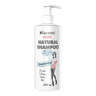 Nacomi, szampon odżywczo-regenerujący do włosów, 250 ml - zdjęcie produktu