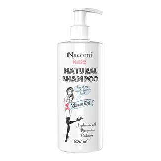Nacomi, szampon wygładzająco-nawilżający, 250 ml - zdjęcie produktu