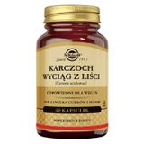 Solgar Karczoch, wyciąg z liści, 60 kapsułek roślinnych - miniaturka zdjęcia produktu