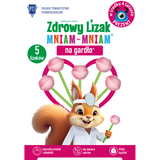 Zdrowy Lizak Mniam-mniam, smak malinowy, 4 + 1 sztuka - miniaturka zdjęcia produktu