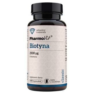 PharmoVit Biotyna 2500 µg, 60 kapsułek - zdjęcie produktu