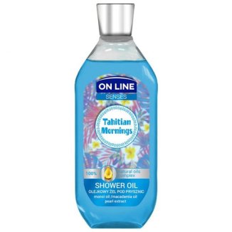 On Line Senses, olejkowy żel pod prysznic, Tahitian Mornings, 500 ml - zdjęcie produktu