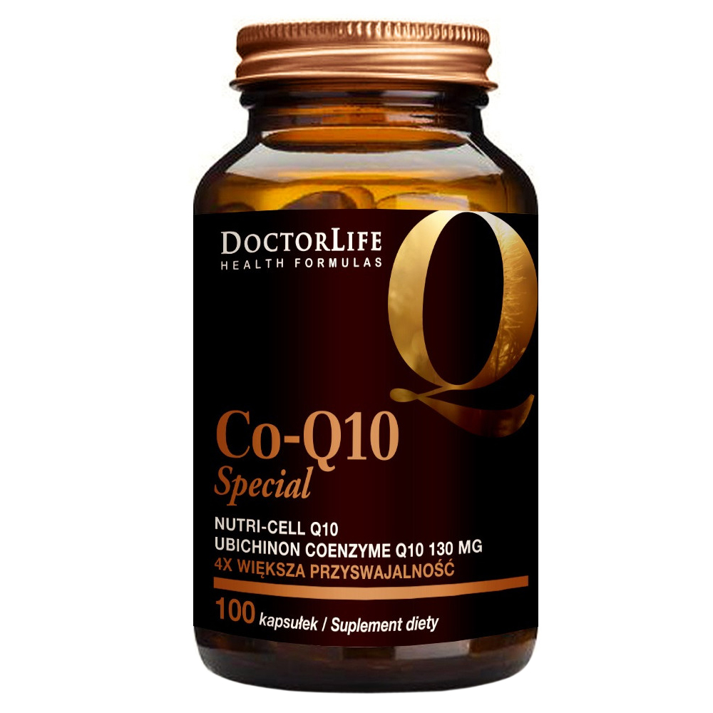 Nieznana Doctor Life Co-Q10 Special, koenzym Q10 130 mg, 100 kapsułek