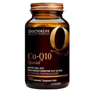 Doctor Life Co-Q10 Special, koenzym Q10 130 mg, 100 kapsułek - zdjęcie produktu