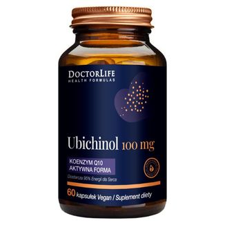 Doctor Life Ubichinol 100 mg, aktywna forma koenzymu Q10, 60 kapsułek - zdjęcie produktu