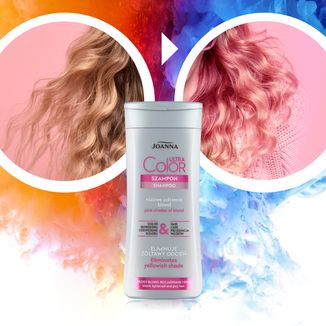 Joanna Ultra Color System, szampon, włosy blond, rozjaśniane i siwe,200 ml - 3 Joanna Ultra Color System, szampon, włosy blond, rozjaśniane i siwe,200 ml - 3 - zdjęcie produktu