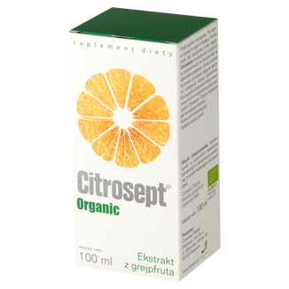 Citrosept Organic, krople, 100 ml USZKODZONE OPAKOWANIE - zdjęcie produktu