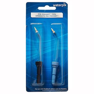WATERPIK, końcówki do irygatora, PP-100E pik pocket, 2 sztuki USZKODZONE OPAKOWANIE - zdjęcie produktu