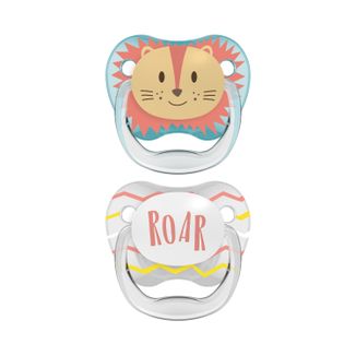 Dr Brown's, smoczek ortodontyczny, Classic, 0-6miesiąca, Boy, PV12015, 2 sztuki - zdjęcie produktu
