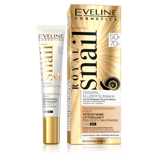 Eveline Cosmetics Royal Snail 50+/70+, skoncentrowany krem intensywnie liftingujący pod oczy i na powieki, 20 ml - zdjęcie produktu