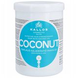 Kallos Kjmn Coconut, odżywcza maska ​​wzmacniająca do włosów z olejem kokosowym, 1000 ml - miniaturka zdjęcia produktu
