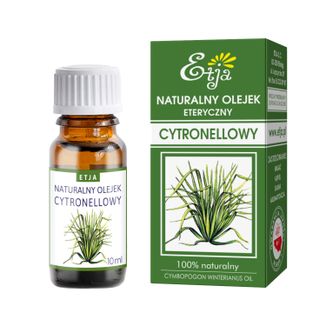 Etja, olejek eteryczny cytronellowy, 10 ml USZKODZONE OPAKOWANIE - zdjęcie produktu