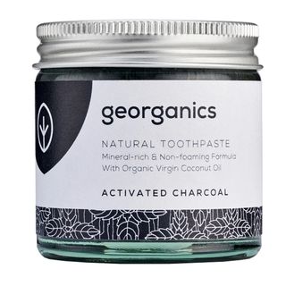 Georganics, Naturalna mineralna pasta do zębów, aktywny węgiel, 60 ml - zdjęcie produktu