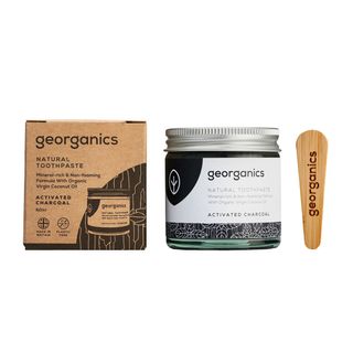Georganics, Naturalna mineralna pasta do zębów, aktywny węgiel, 60 ml - miniaturka 2 zdjęcia produktu