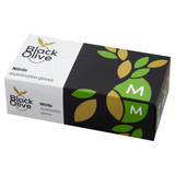 Doman Black Olive, rękawice nitrylowe, niejałowe, bezpudrowe, czarne, rozmiar M, 100 sztuk - miniaturka zdjęcia produktu