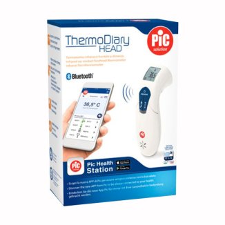Pic Solution ThermoDiary Head, termometr bezdotykowy na podczerwień z funkcją Bluetooth, na czoło - zdjęcie produktu