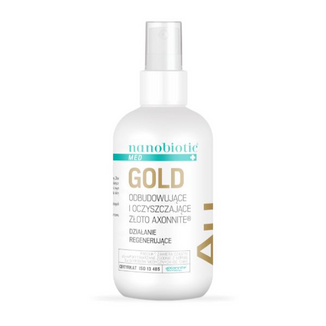 Nanobiotic Med Gold, odbudowujące i oczyszczające złoto aXonnite, 150 ml Nanobiotic Med Gold, odbudowujące i oczyszczające złoto aXonnite, 150 ml - zdjęcie produktu