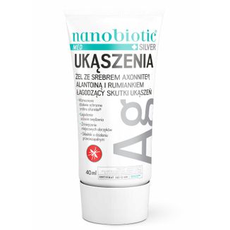 Nanobiotic Med Silver Ukąszenia, żel łagodzący skutki ukąszeń, 40 ml KRÓTKA DATA - zdjęcie produktu