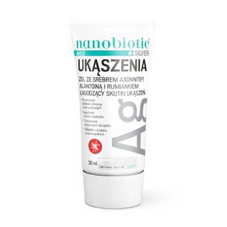 Nanobiotic Med Silver Ukąszenia, żel łagodzący skutki ukąszeń, 40 ml - zdjęcie produktu