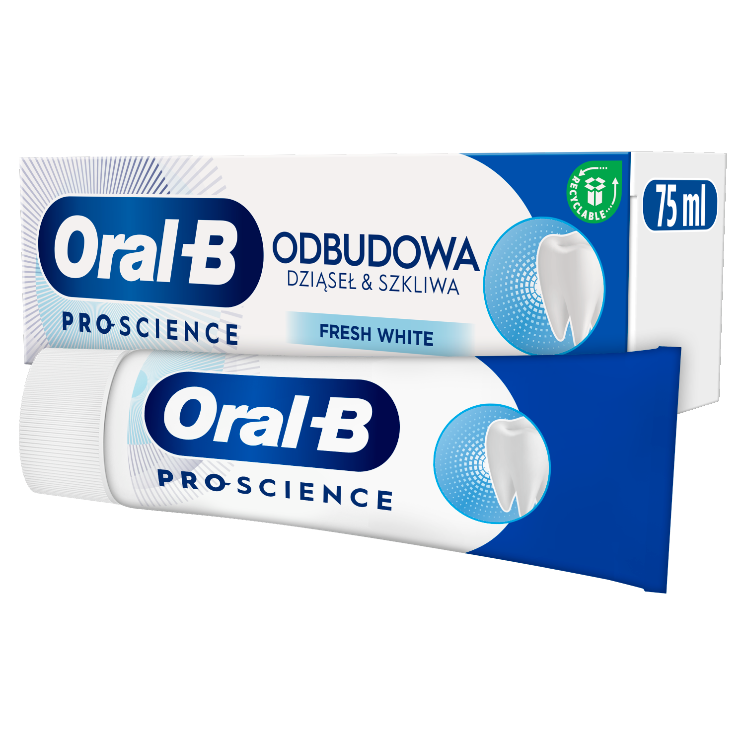 Oral-B Oral-B Gum & Enamel Repair, Zahnpasta, Fresh White, 75 ml — Inhaltsstoffe und Bewertung